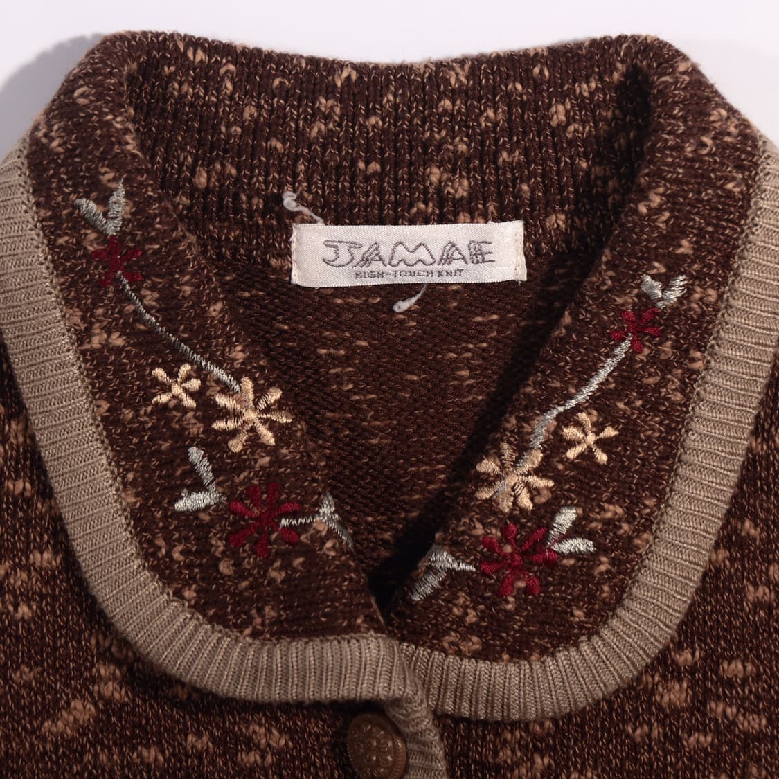 자수 니트가디건 B299 상품이미지2