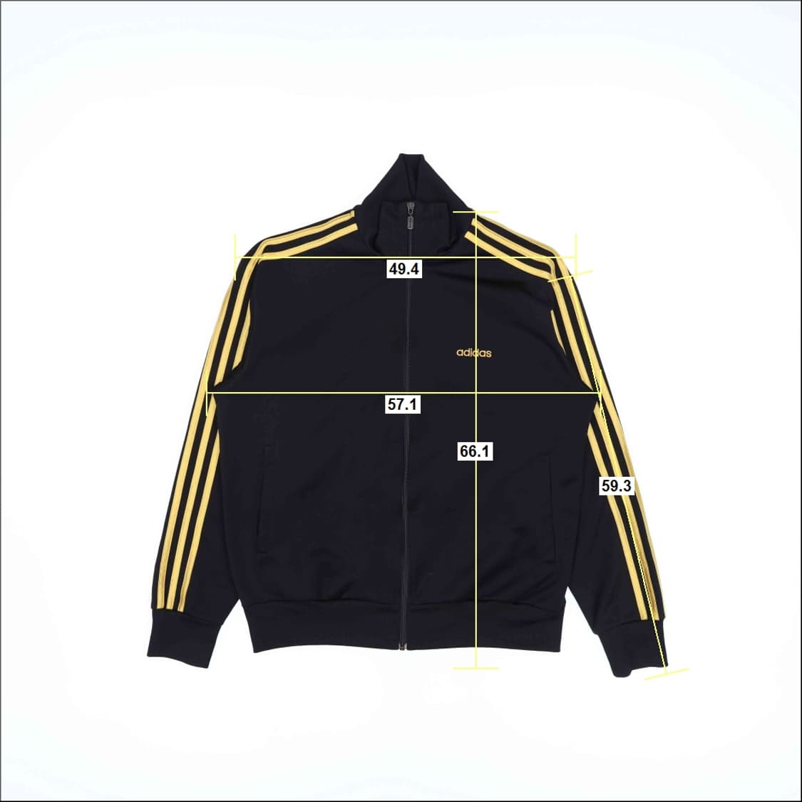 [100] 아디다스 검금 트랙탑 집업 져지 자켓 N6946 상품이미지6
