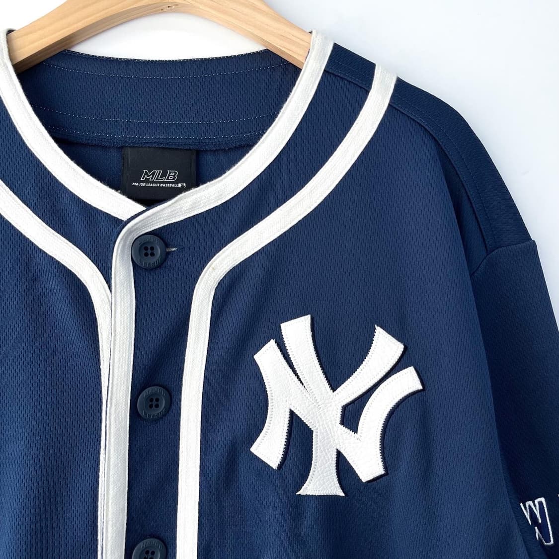 MLB 뉴욕 양키즈 베이스 볼 하프 져지 상품이미지4