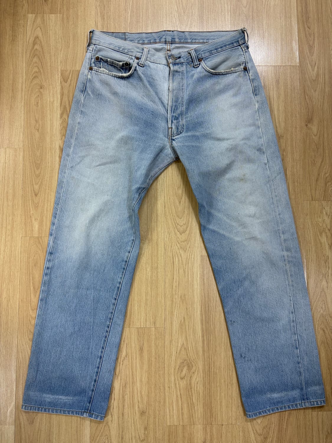 빈티지 7-80s levis 리바이스 501 66후기 셀비지 상품이미지1