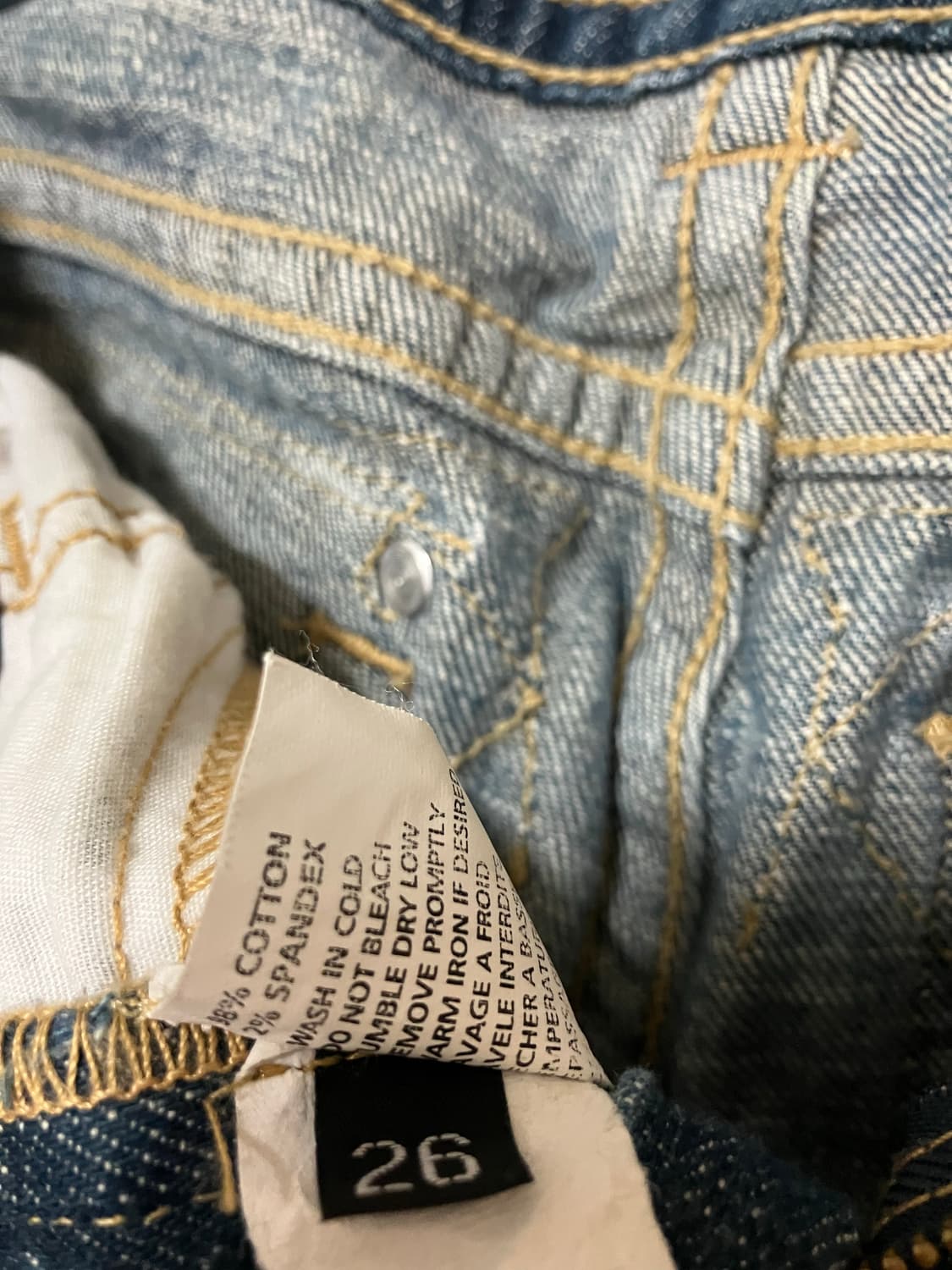 Hudson 중청 부츠컷 데님 로우라이즈 부츠컷청바지 y2k 상품이미지5