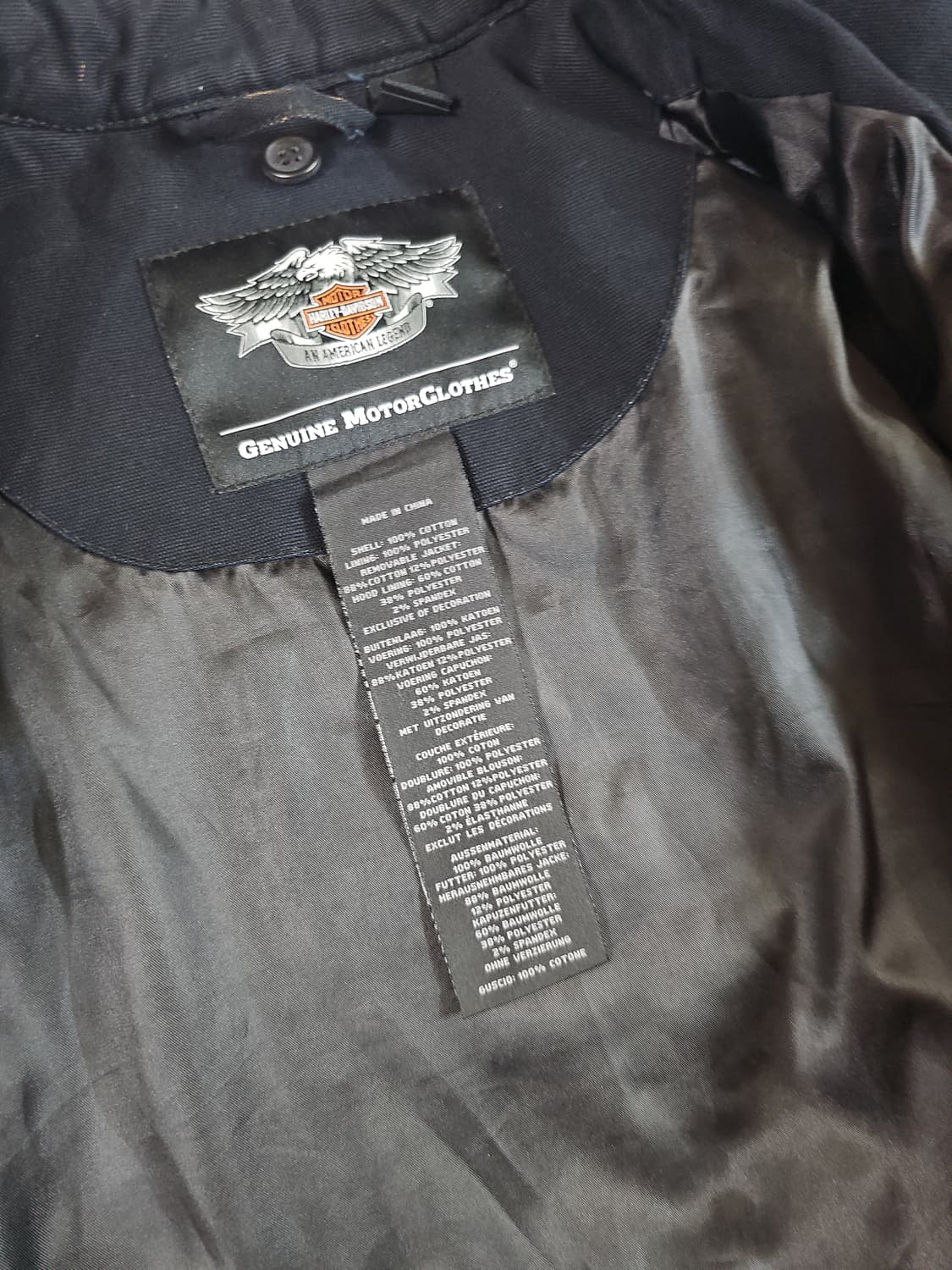 [s] 할리데이비슨 블랙 워싱 자켓 상품이미지8