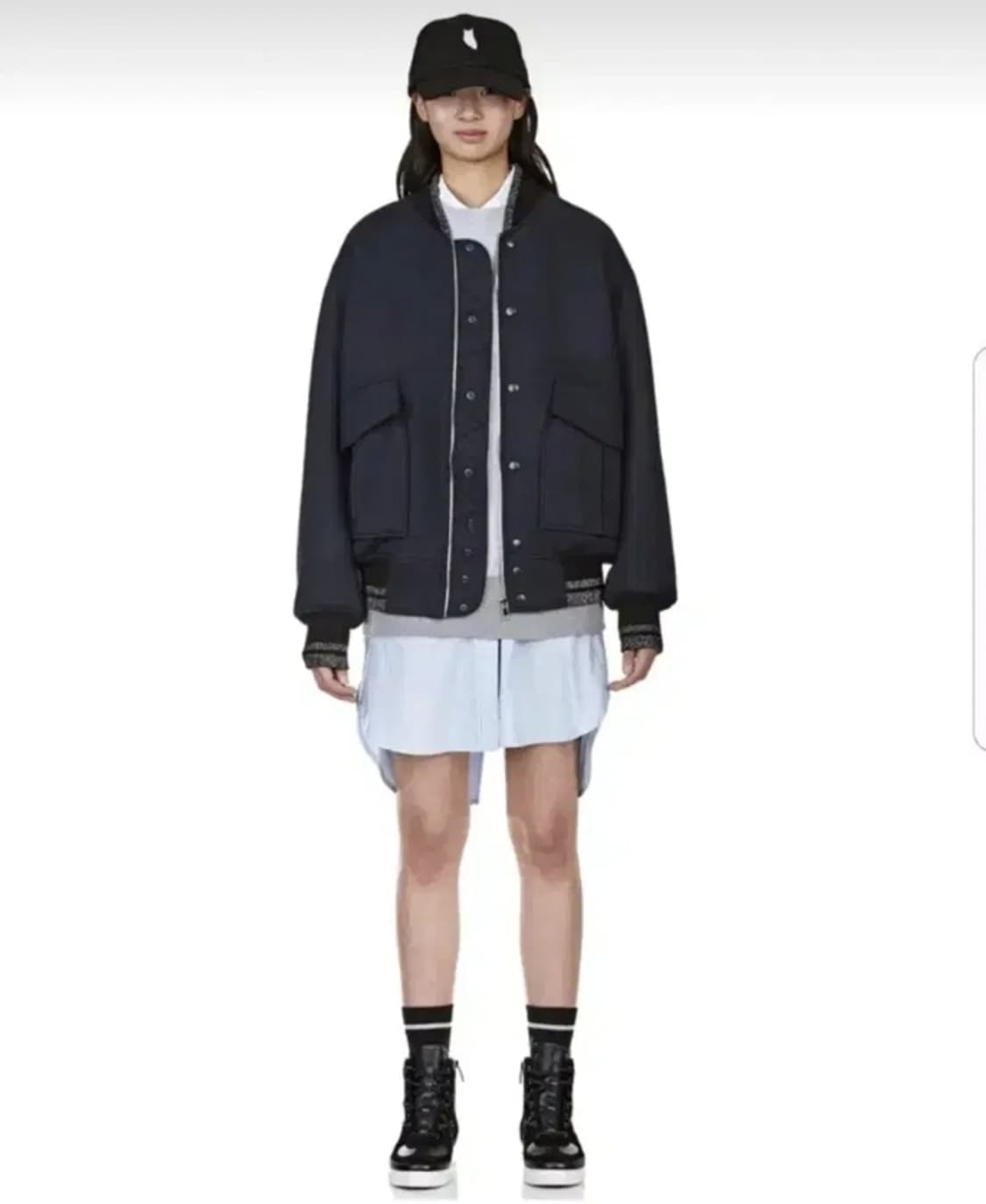 럭키슈에뜨 블루종 집업 상품이미지1