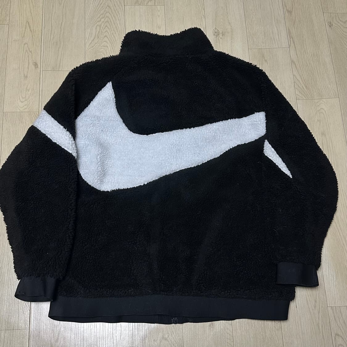 나이키 빅스우시 블랙 후리스 집업 상품이미지1