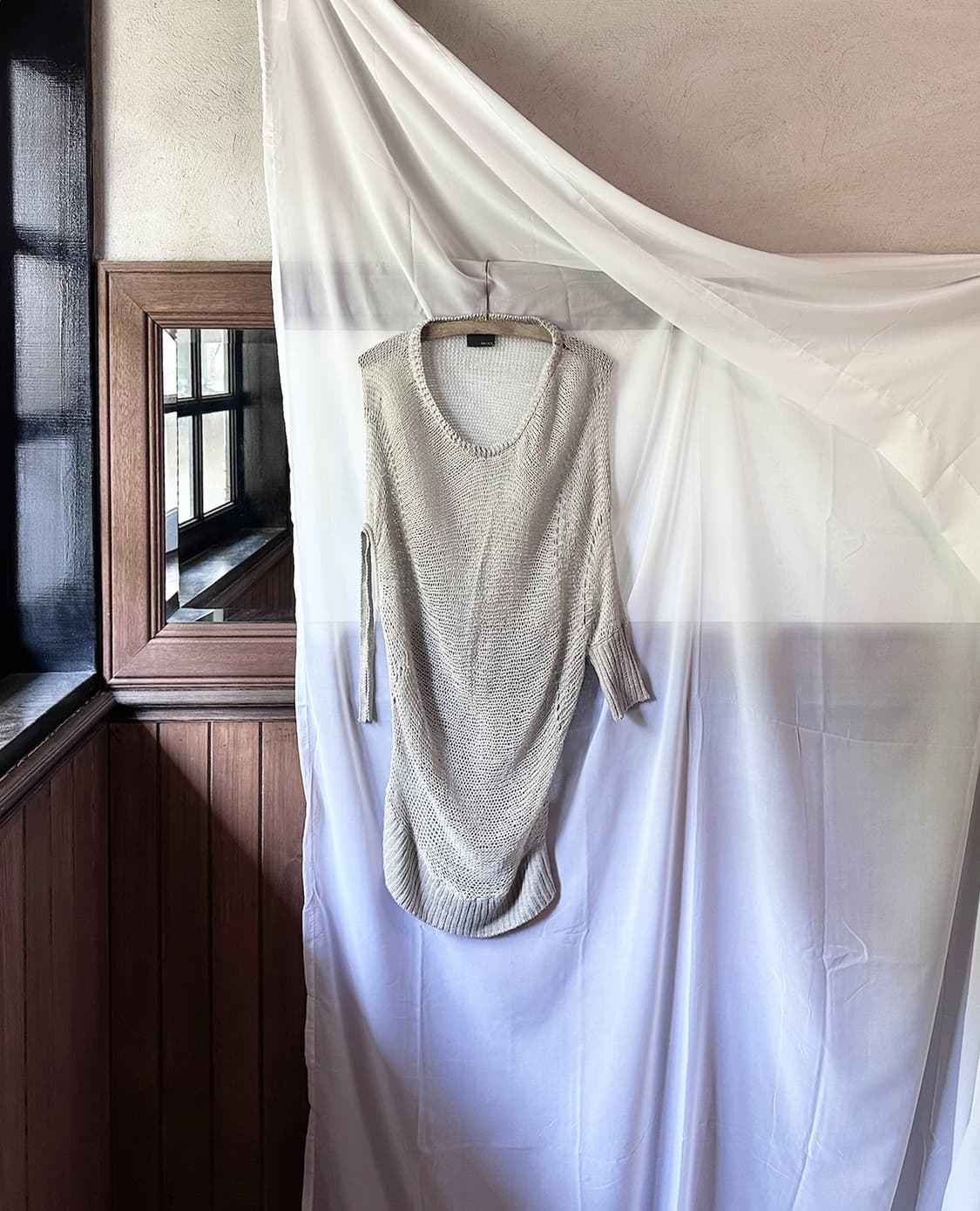 JPV linen long knit top 상품이미지5