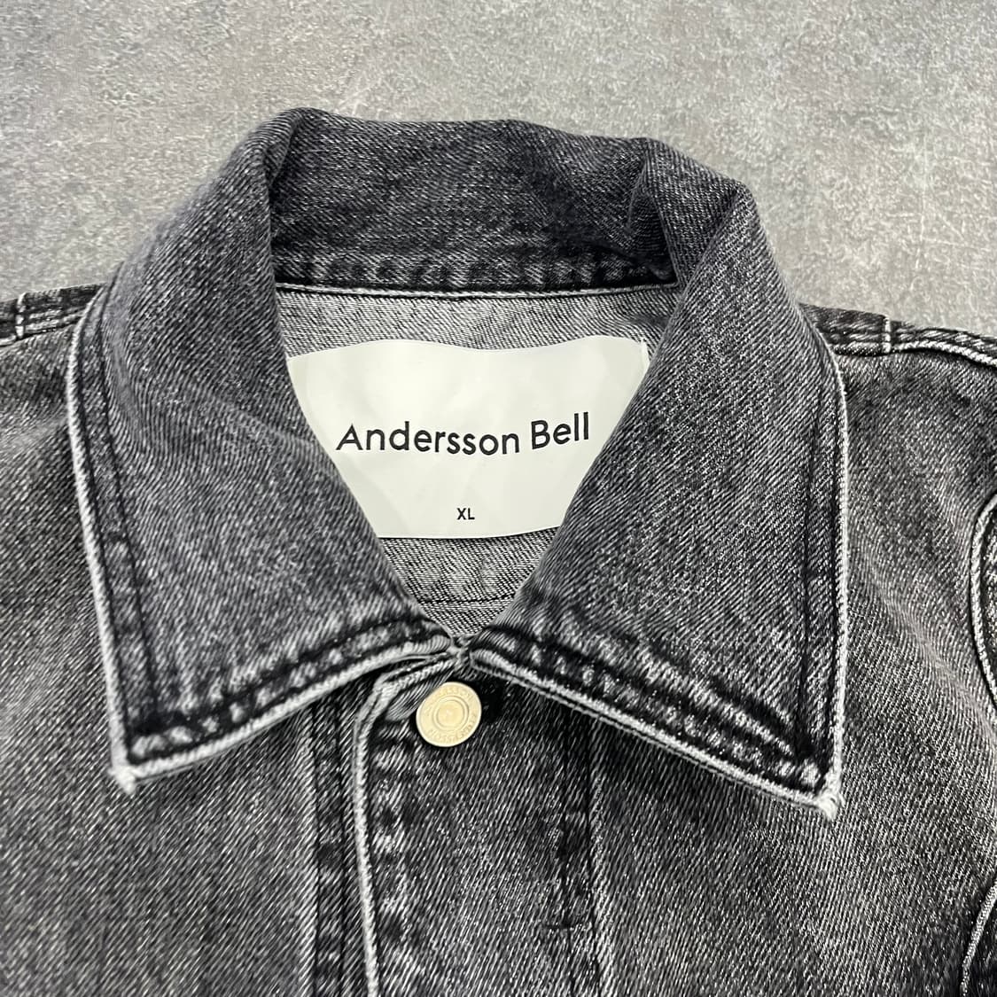 앤더슨벨 패치워크 데님 자켓  상품이미지3