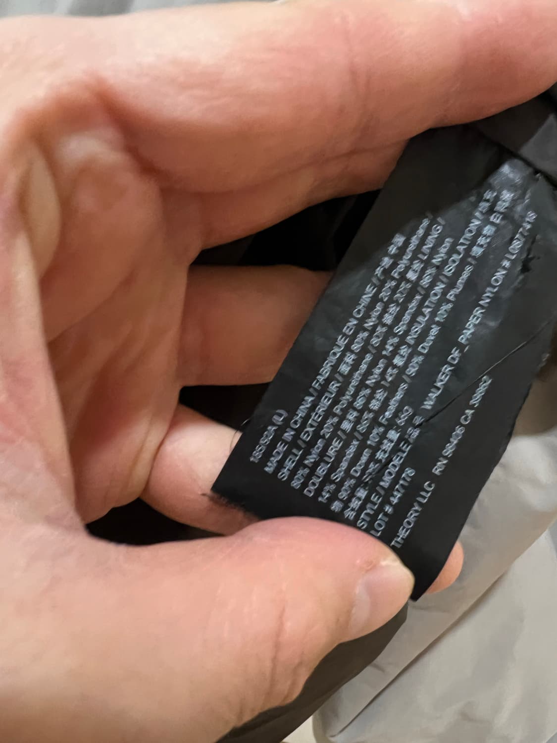 24fw 띠어리 덕다운패딩 L 상품이미지3