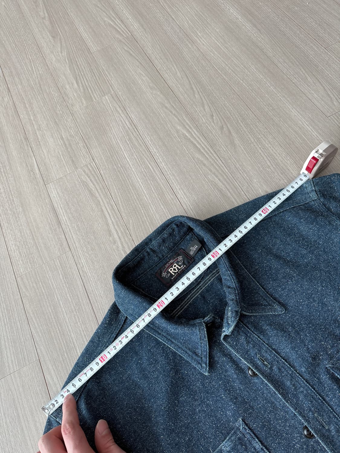 예전모델 rrl 더블알엘 인디고 워크 셔츠 xl 상품이미지7