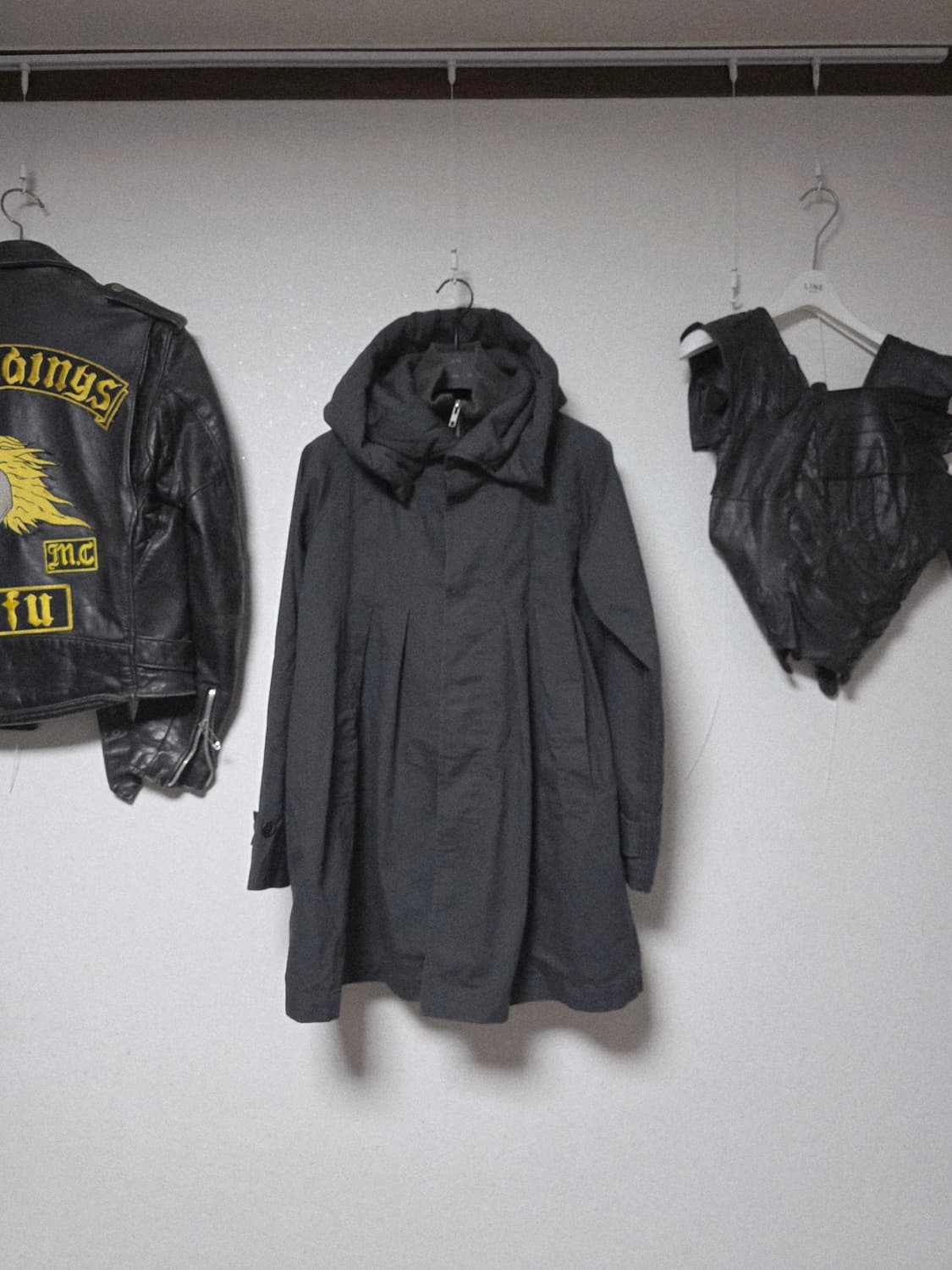 Gomme layered zip hood coat 상품이미지4