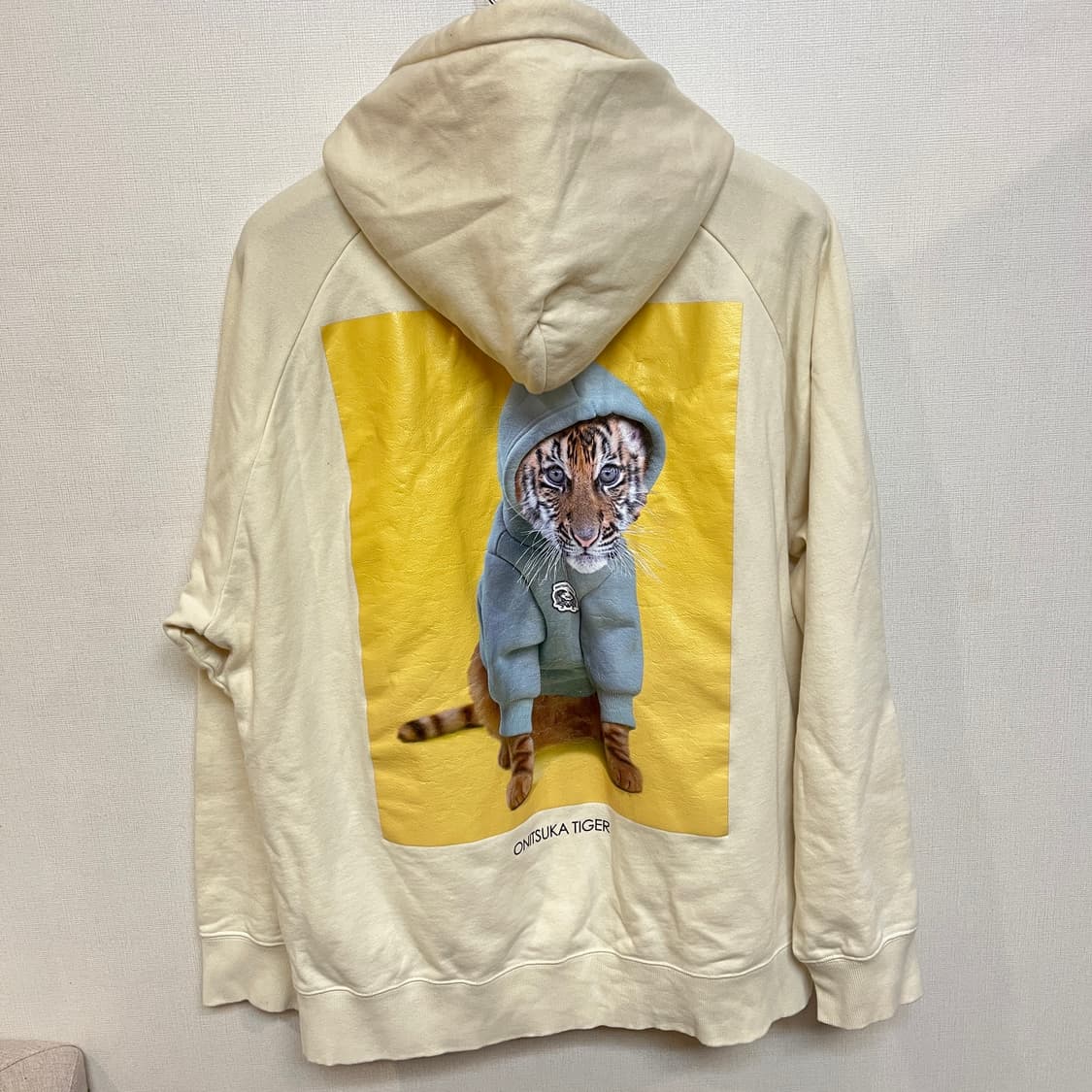 (XL) 오니츠카타이거 호랑이 프린팅 후드 티셔츠 상품이미지3