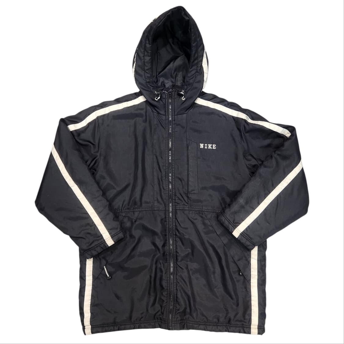 나이키 올드스쿨 블랙 후드 바람막이 상품이미지1