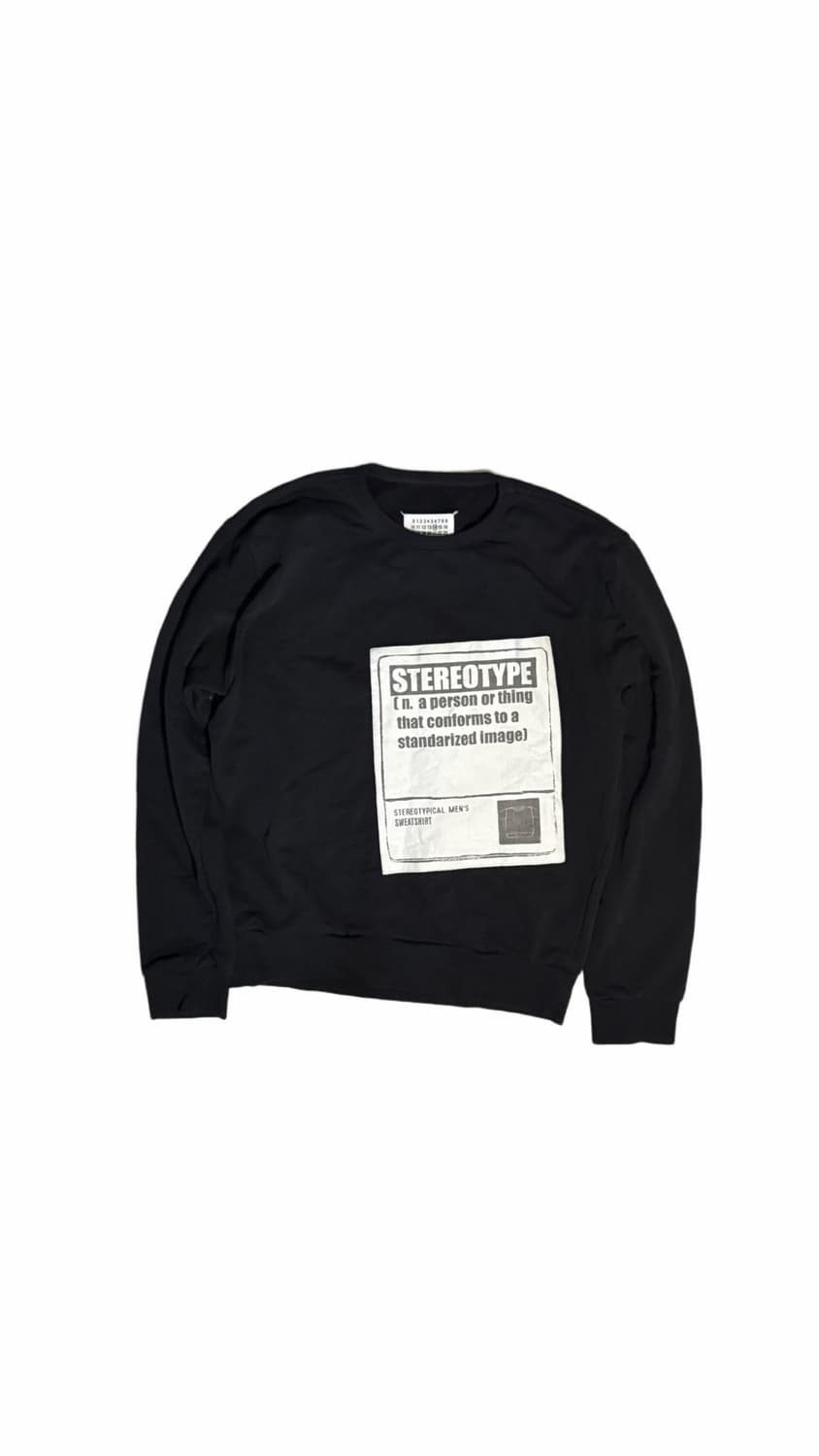 18AW 메종 마르지엘라 스테레오타입 맨투맨 상품이미지1