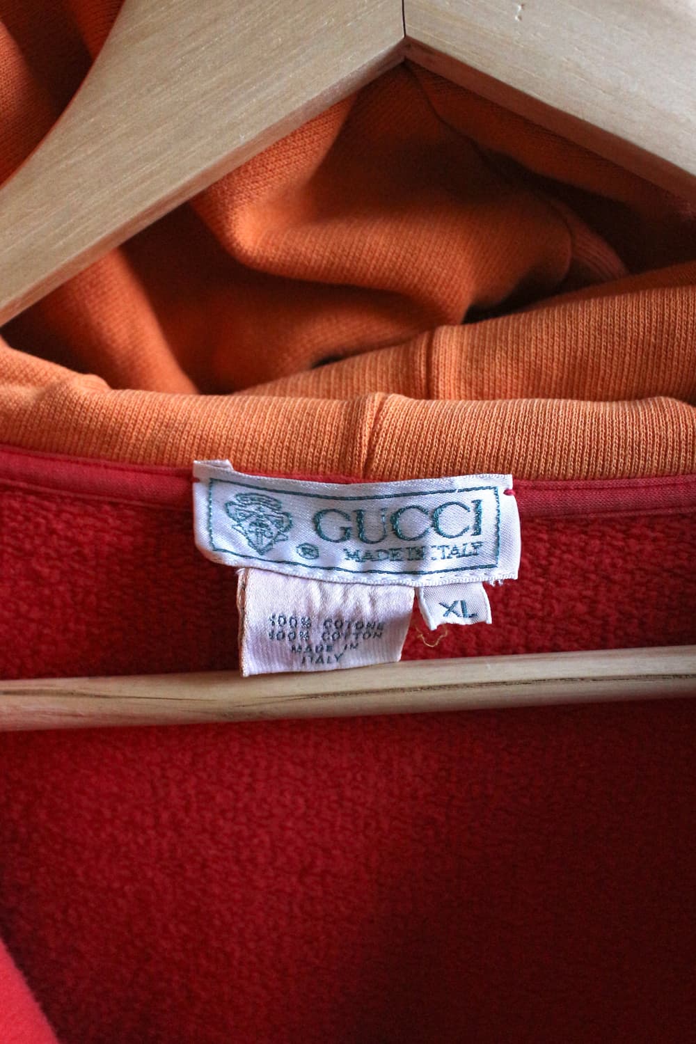 80s 구찌 블랭크 후드 집업 상품이미지1