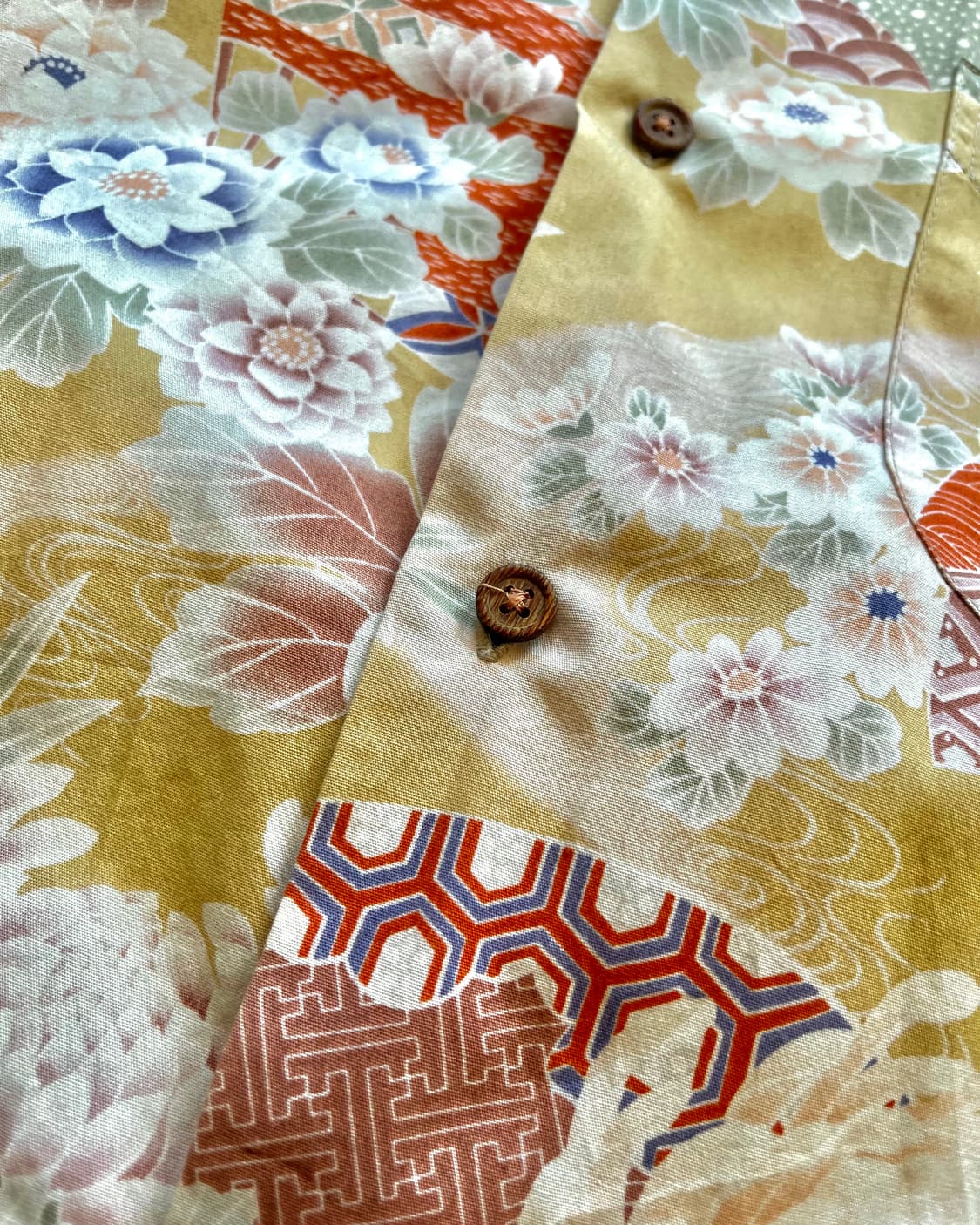 ~2000s TAKEO KIKUCHI Oriental Art Shirt 상품이미지6