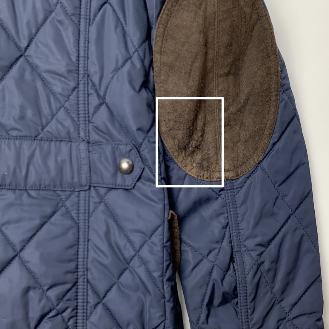 [95/정품] 빈폴 헤링본 배색 집업 퀼팅 점퍼 상품이미지9