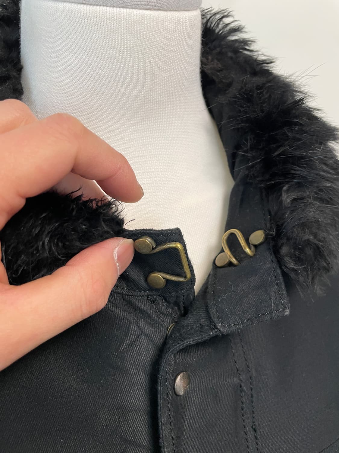 빈티지 래빗 퍼 밀리터리 자켓 J03858 상품이미지7