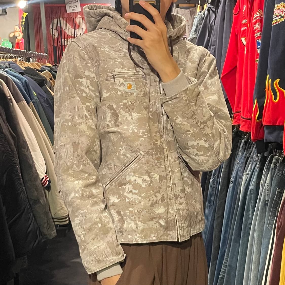 [IM] carhartt 칼하트 오리지널 카모 후드 액티브자켓 상품이미지4