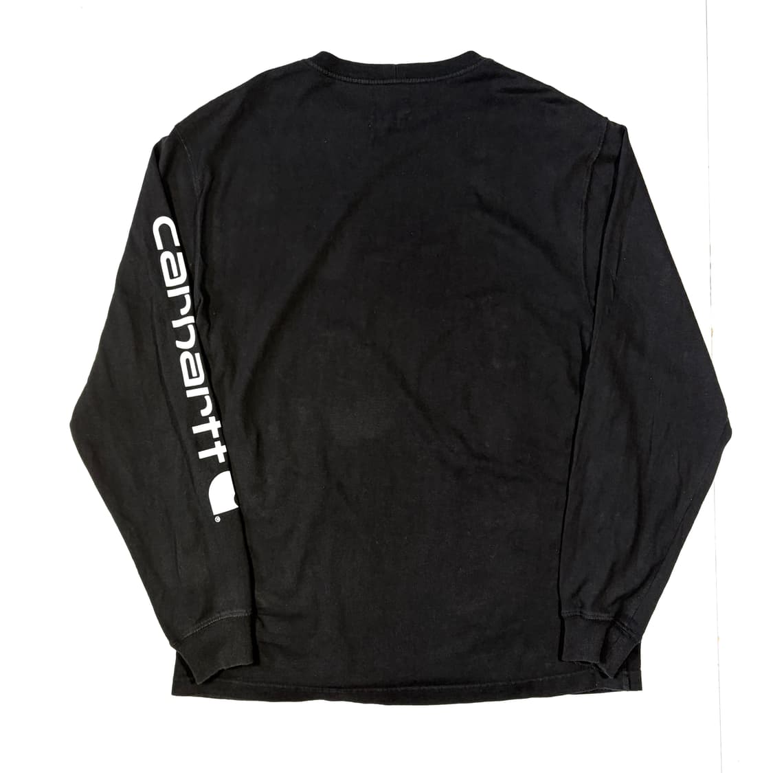 칼하트 블랙 맨투맨 암레터링 M 상품이미지6