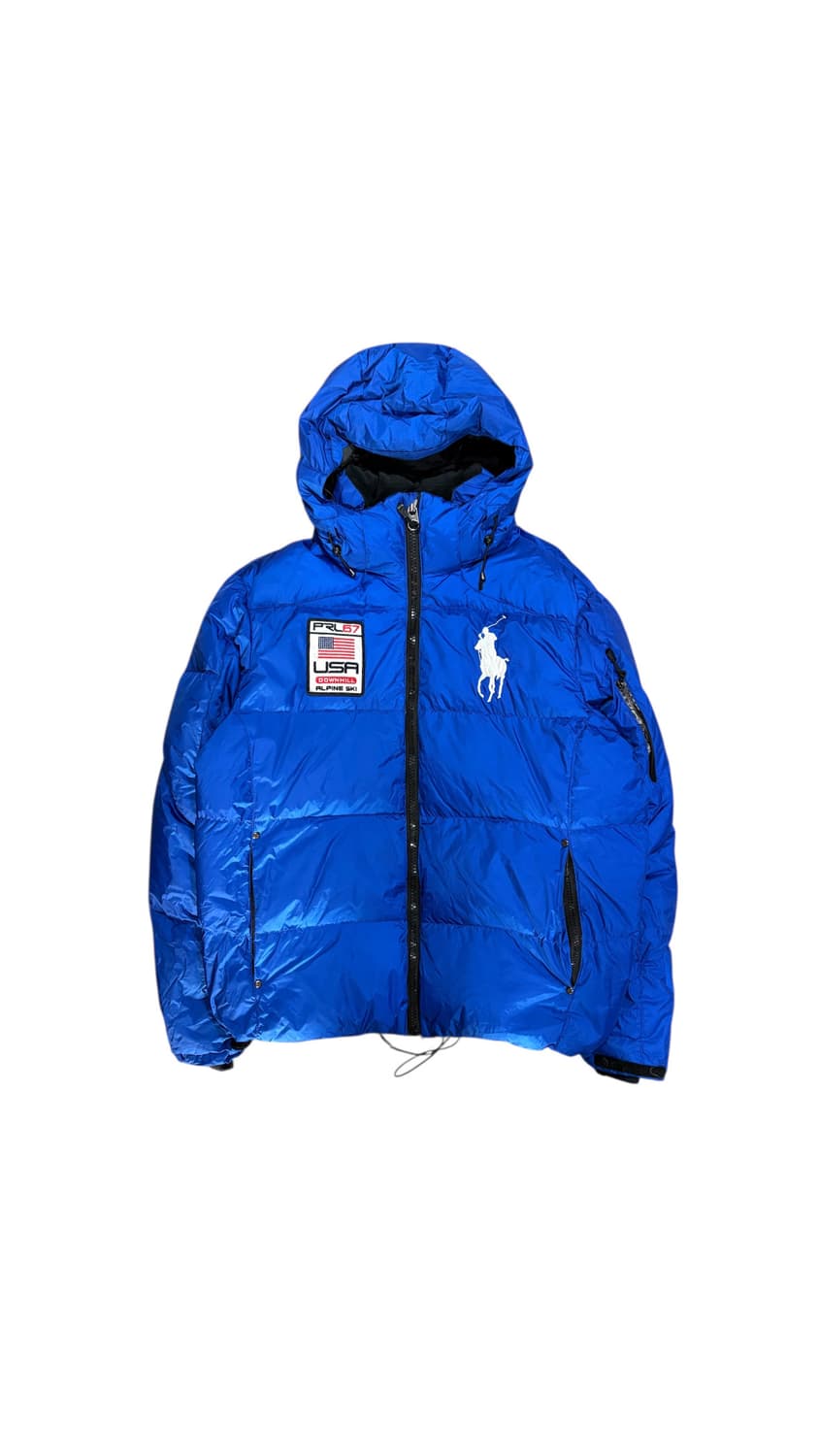 폴로 랄프로렌 치프키프 빅포니 성조기 패딩 블루 상품이미지1
