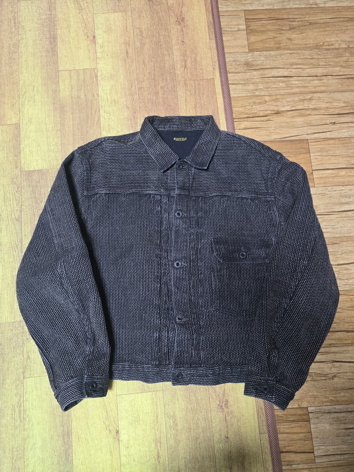 캐피탈 센츄리 데님 No.9 1st 자켓 블랙 상품이미지1