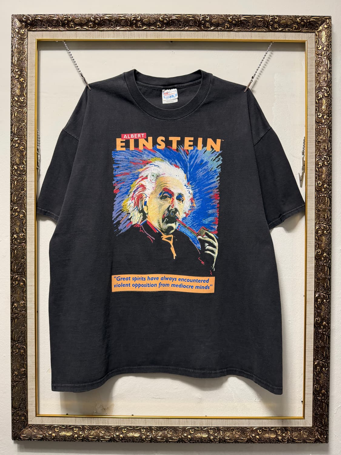 빈티지 90s Einstein 아인슈타인 티셔츠 상품이미지1