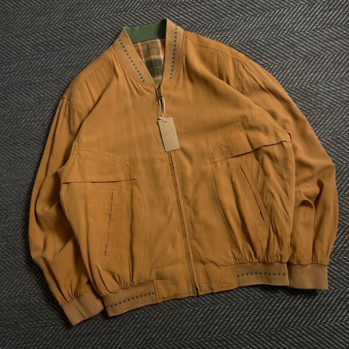 90s INDIAN 아카이브 리버시블 블루종 봄버 자켓y 4646 상품이미지1