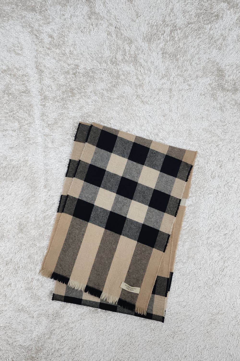 버버리 울캐시 혼방 체크 머플러 스카프 정품 상품이미지2