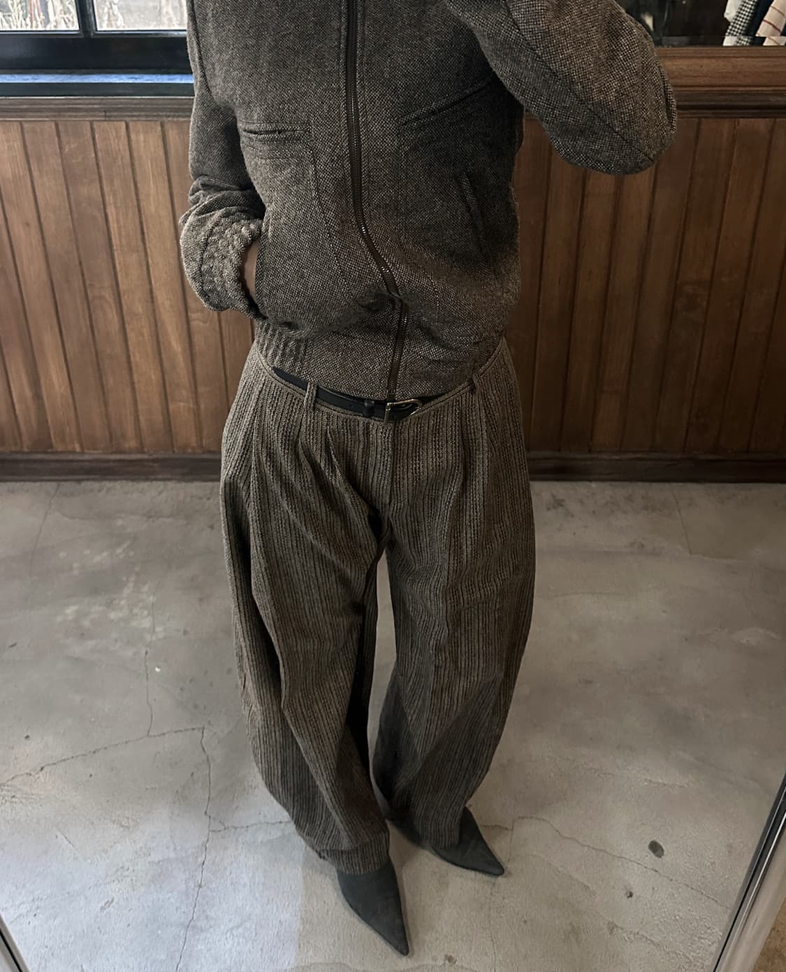 CHLOE stripe wool trouser pants 상품이미지2