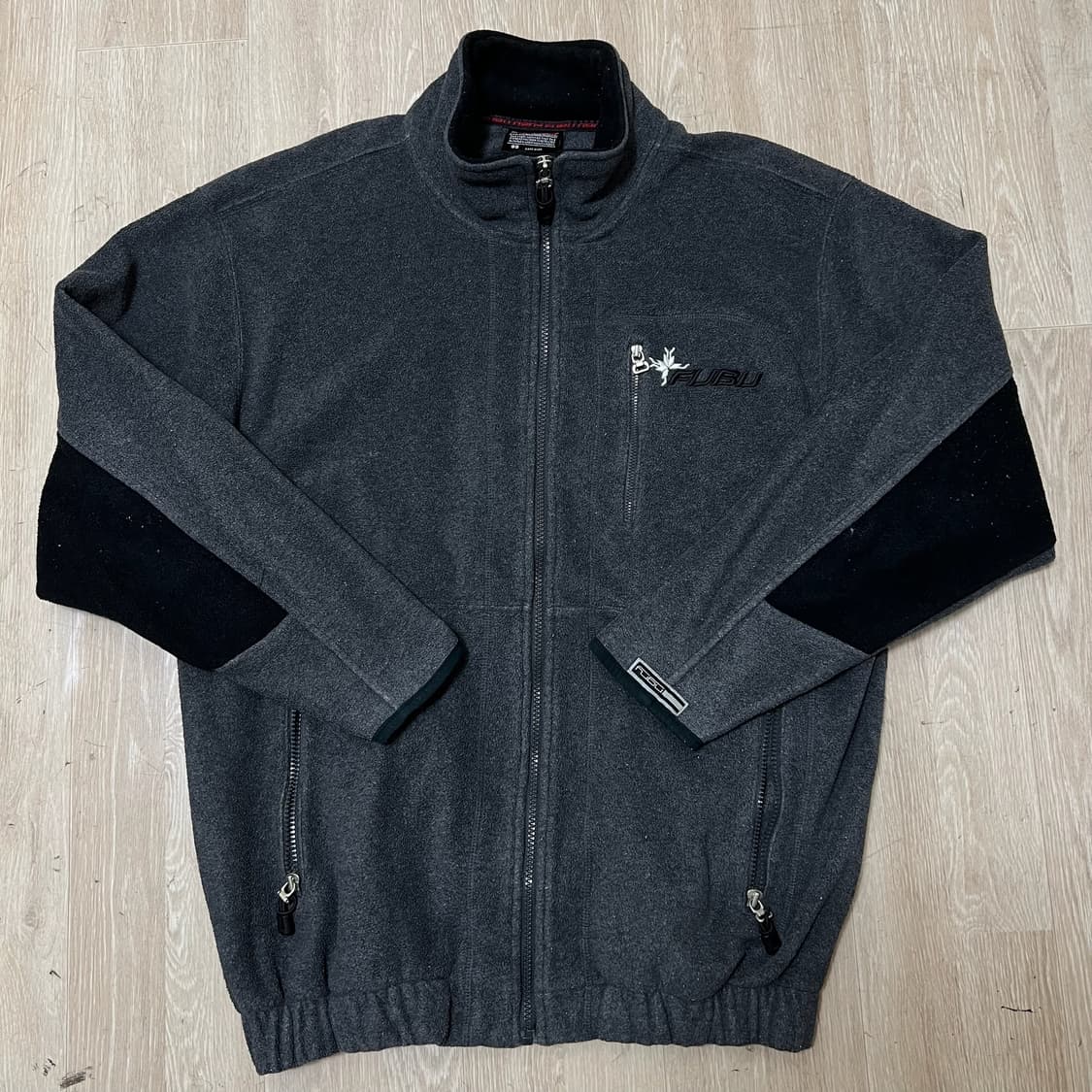 푸부 올드스쿨 로고 후리스 자켓 M/95  상품이미지1