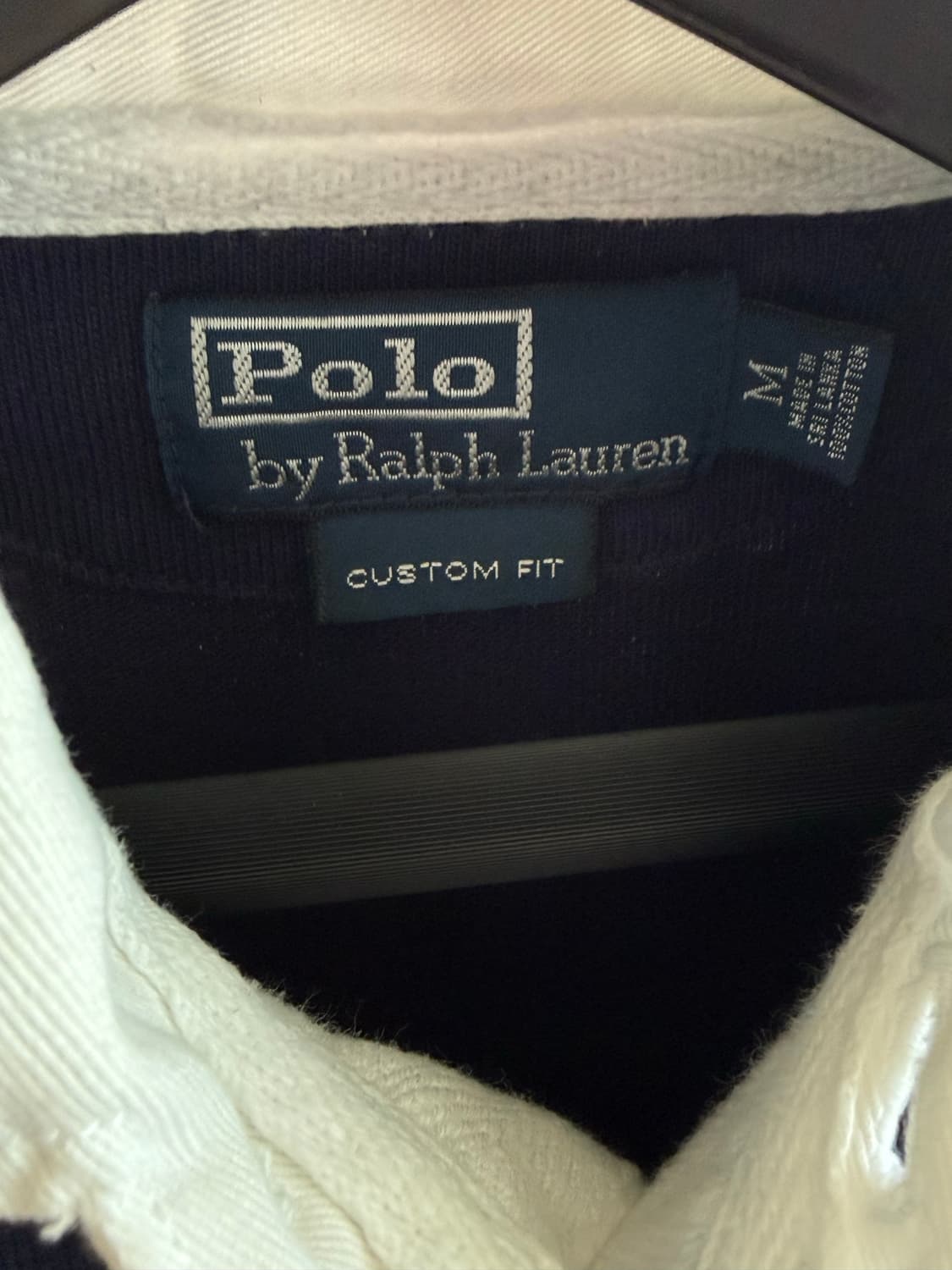 폴로 랄프로렌 네이비 럭비카라티 M 상품이미지5