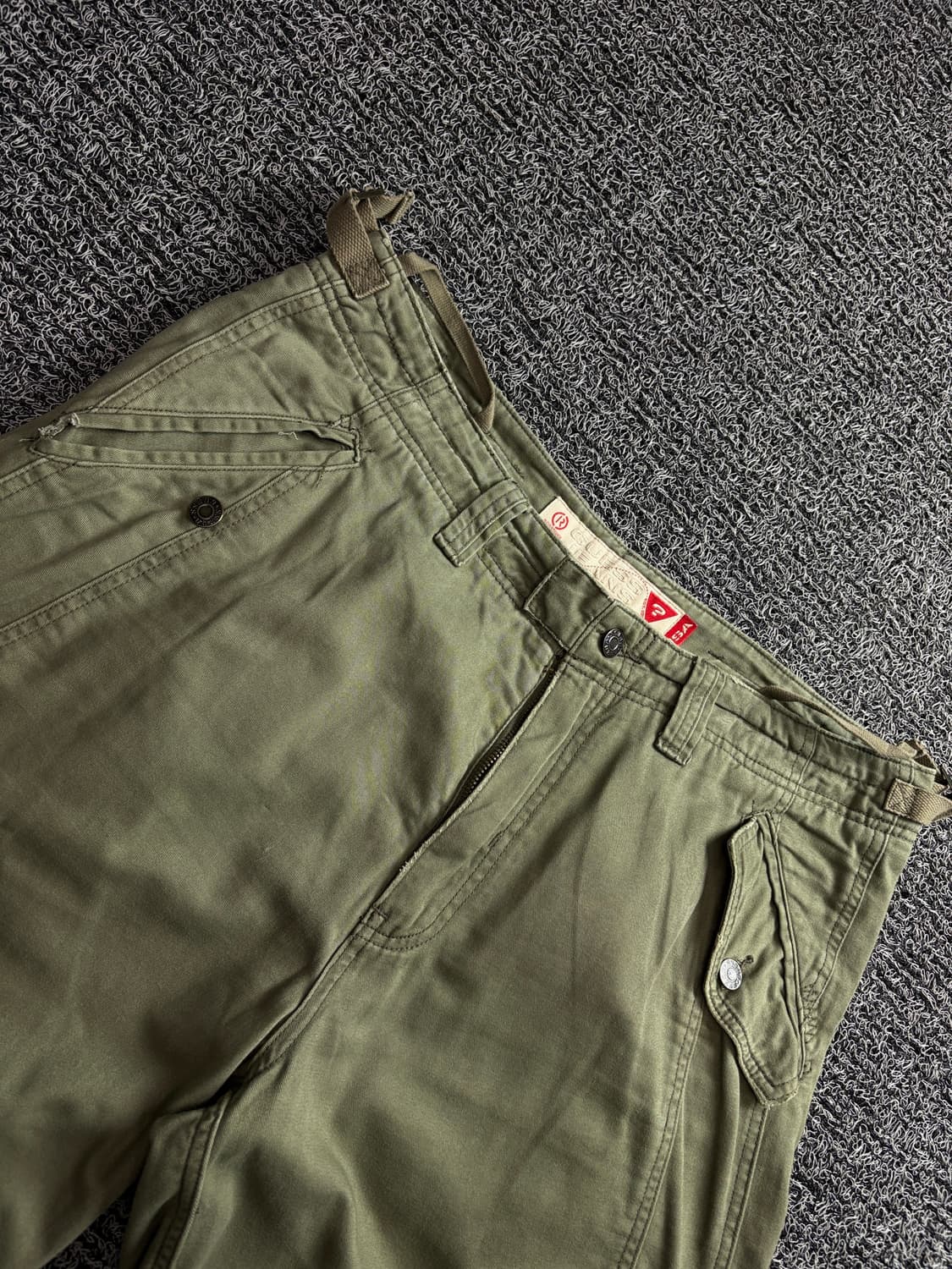 게스 Y2k 밀리터리 구르카 카고 반바지 3542 상품이미지4