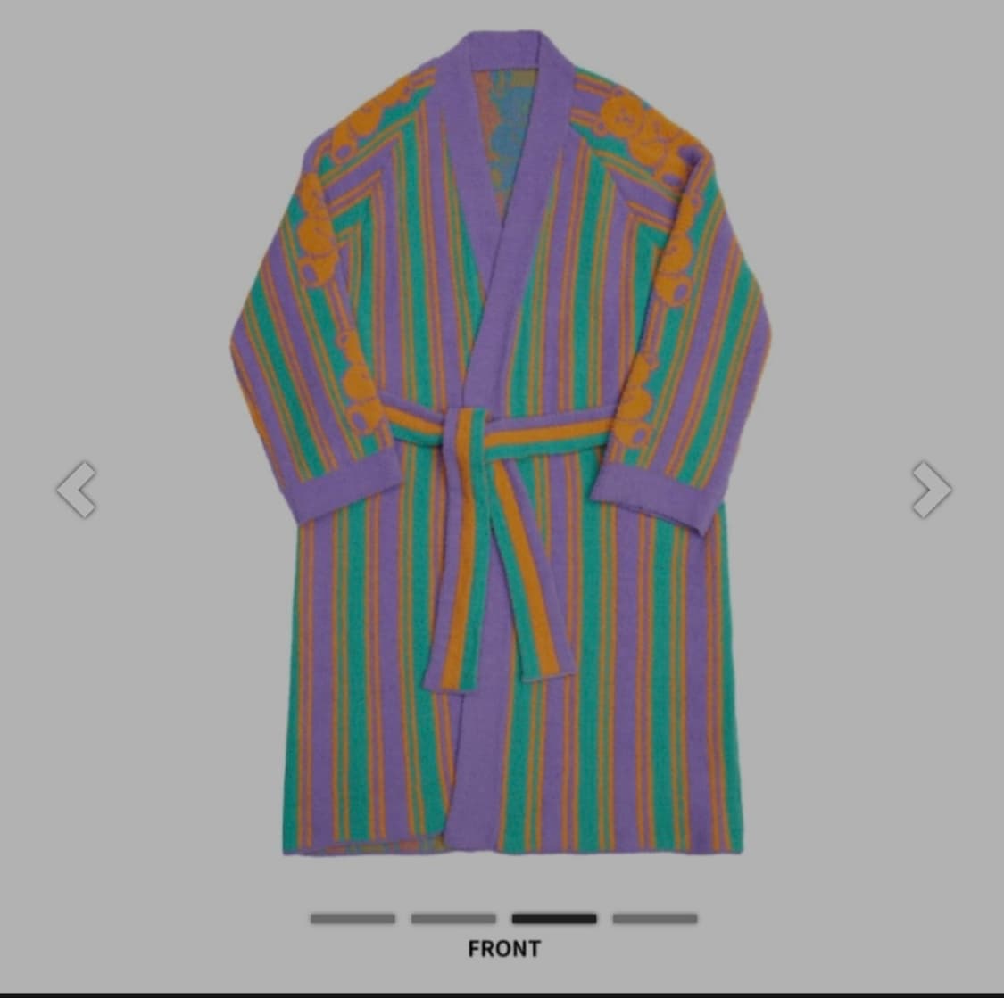 클로피(CLOMPPY) 베어 테리 로브 (보라/민트) 상품이미지4