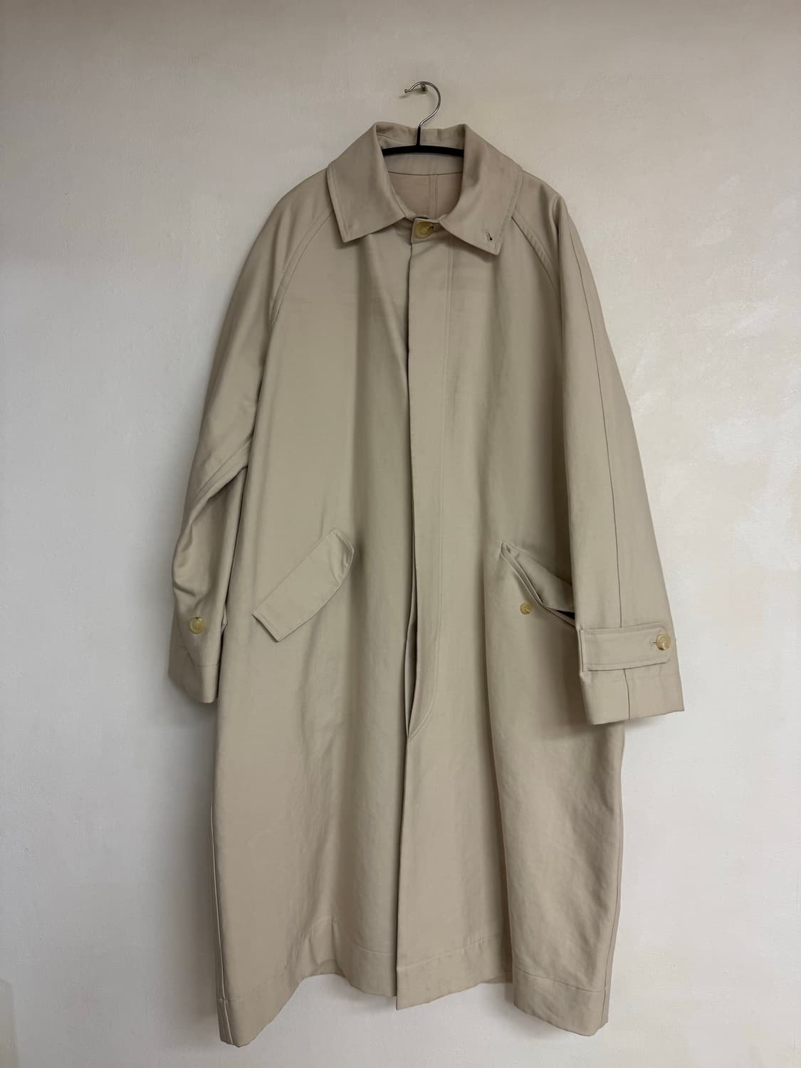 Vtg 라이트 베이지 발마칸 코트 상품이미지1