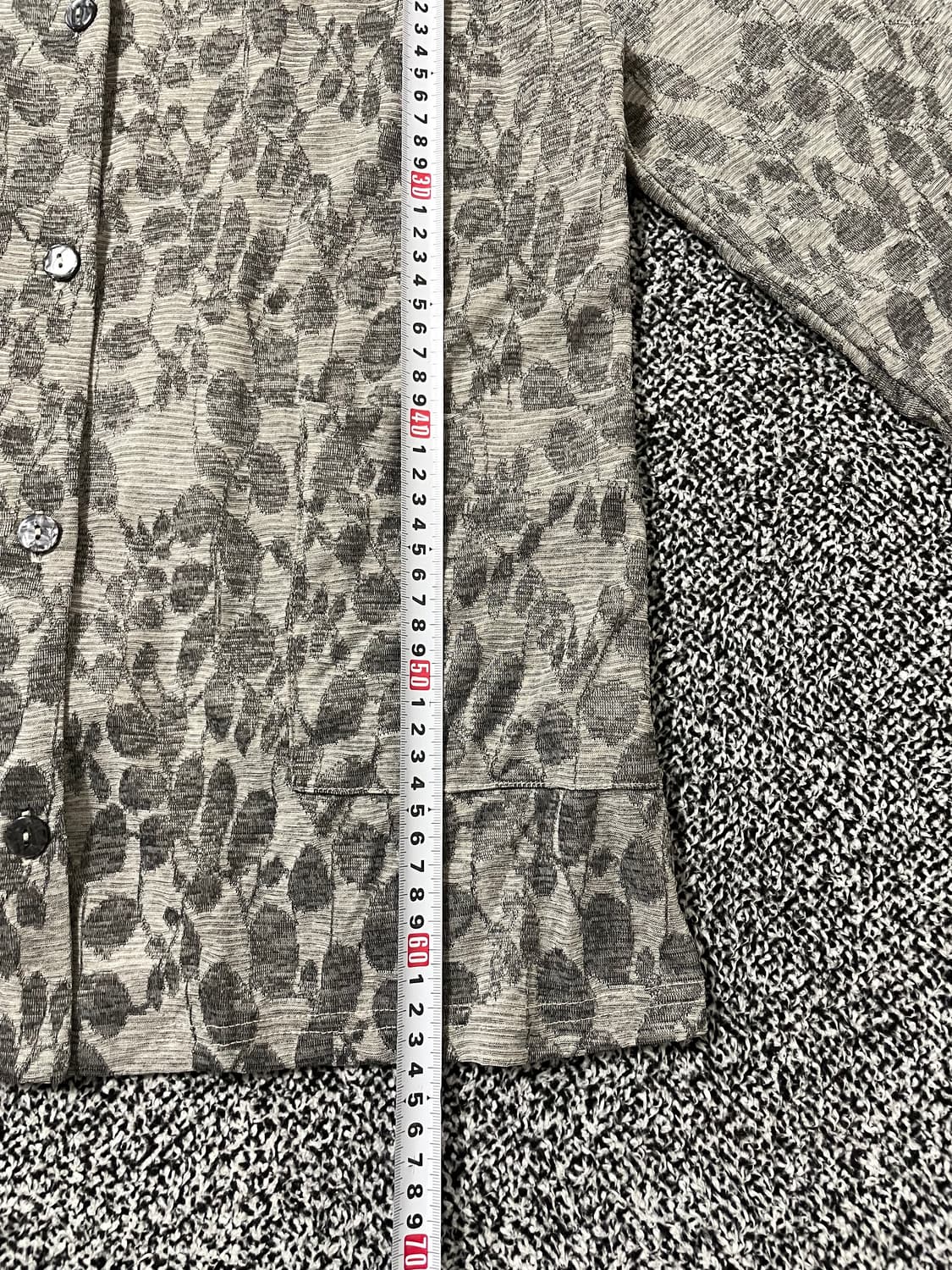 vinteちきゅ. 착샷o 여름 가디건 잎 무늬  7부 소매 모리걸 ꕤ*. 상품이미지7