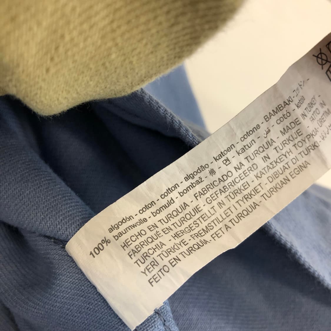 자라 (새상품) 컬러블록 데님셔츠 XL 상품이미지6