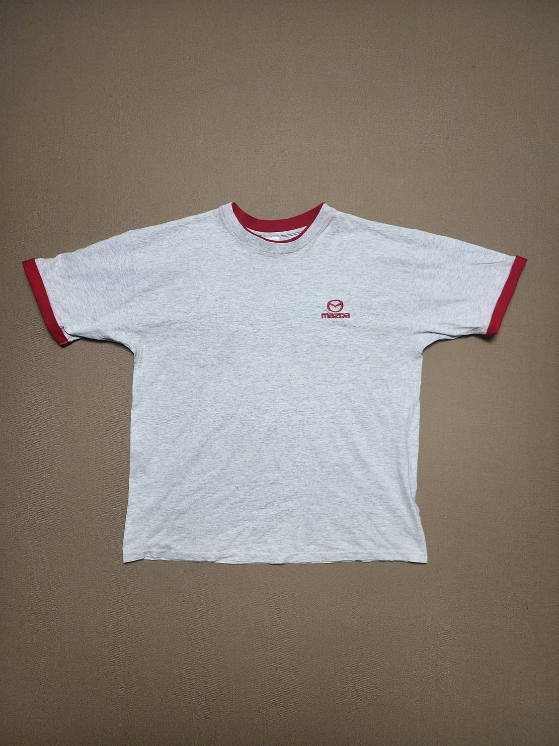 90s~00s USA 마쯔다 Mazda 링거 티셔츠 XL92 상품이미지1