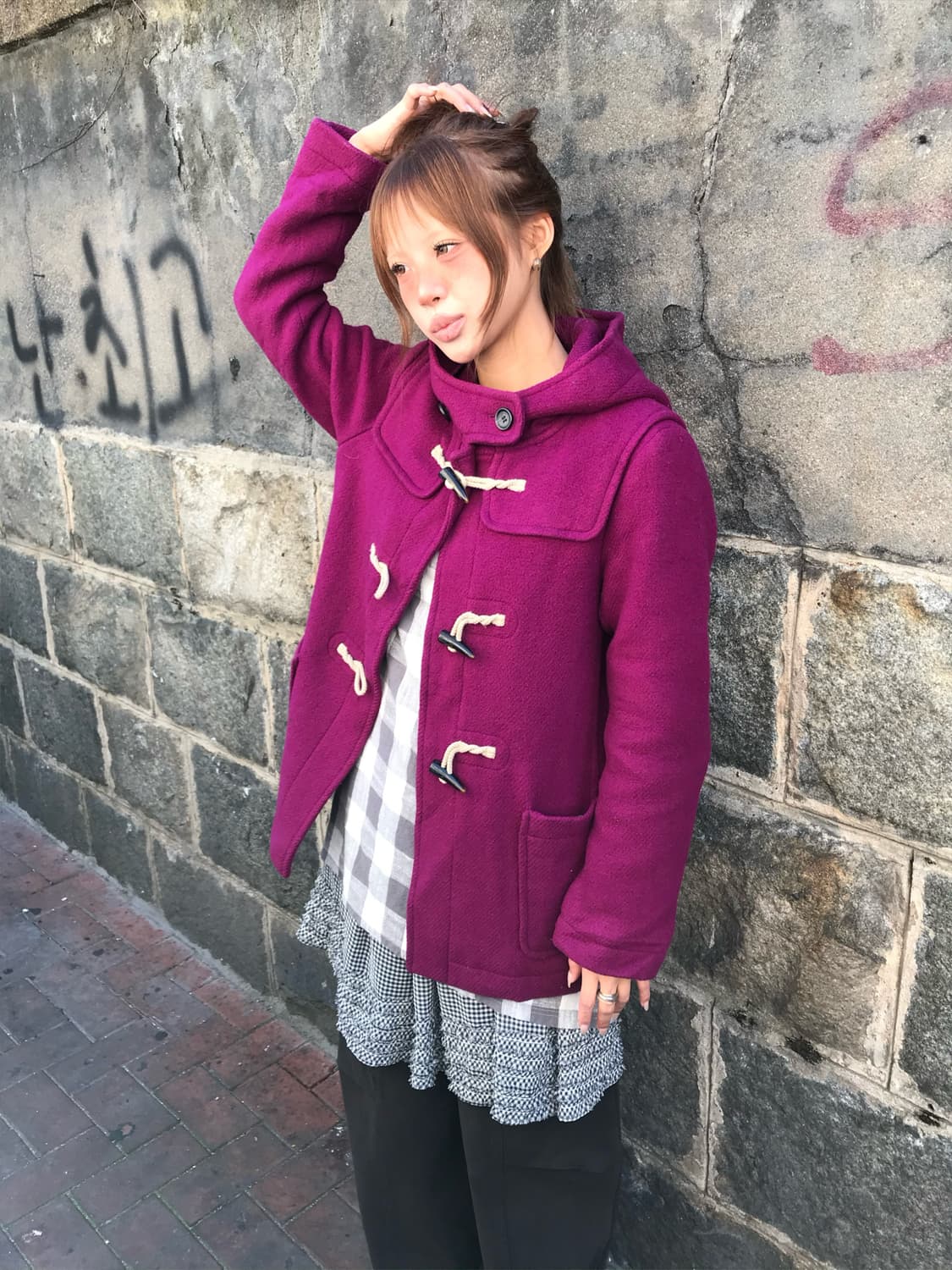 🩷컬러 떡볶이 코트 코디🩷 상품이미지2