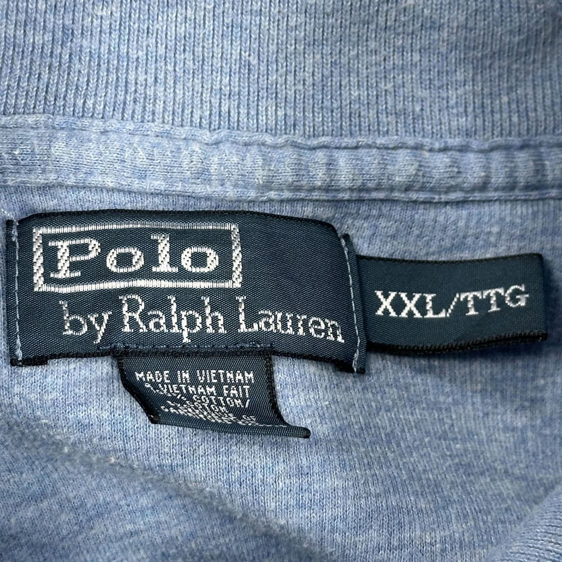 폴로 랄프로렌 포니 스카이 블루 숄카라 니트 (XXL) 상품이미지5