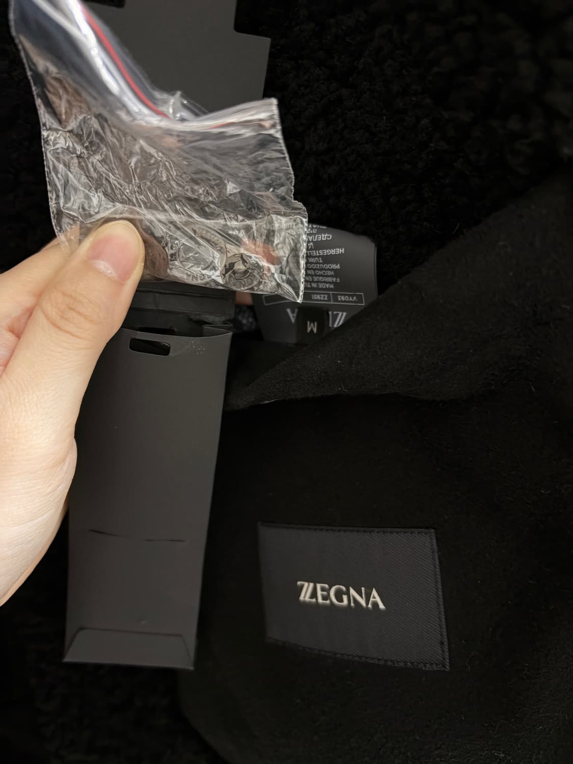 제냐 리얼램스킨 후드 무스탕 코트 상품이미지5