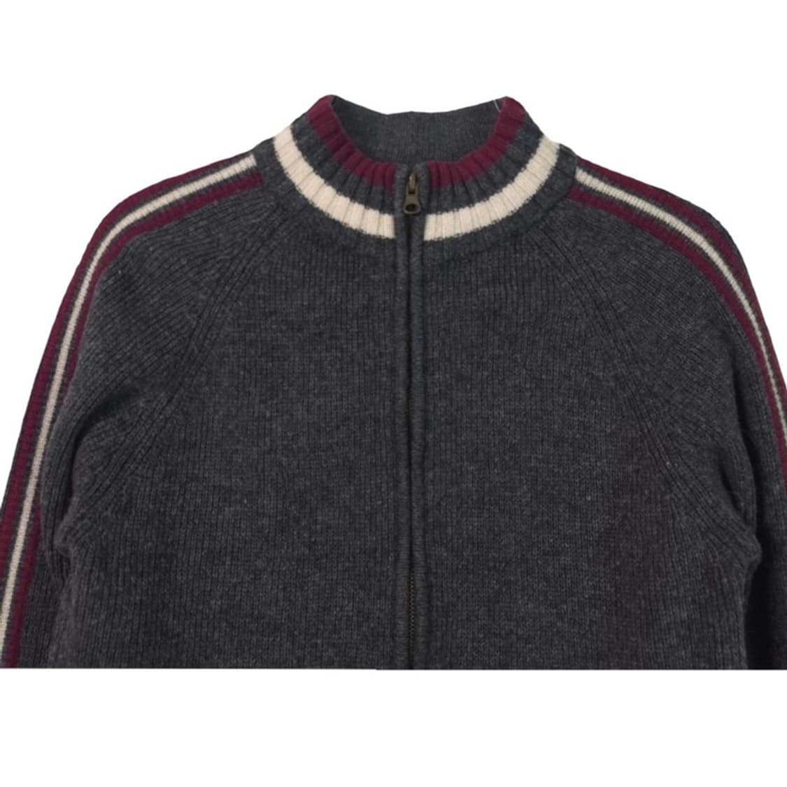 CHEVIGNON 사이드 라인 스포티 Y2K 니트 집업 85 상품이미지3