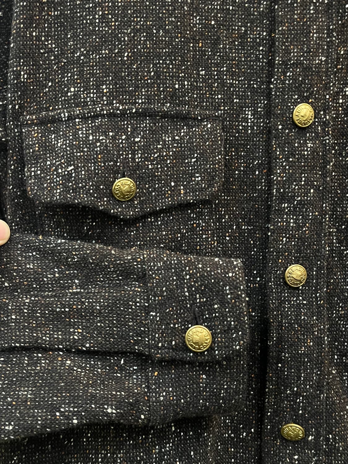 Glad Hand 트위드 글래드 펩신 셔츠 M 상품이미지4