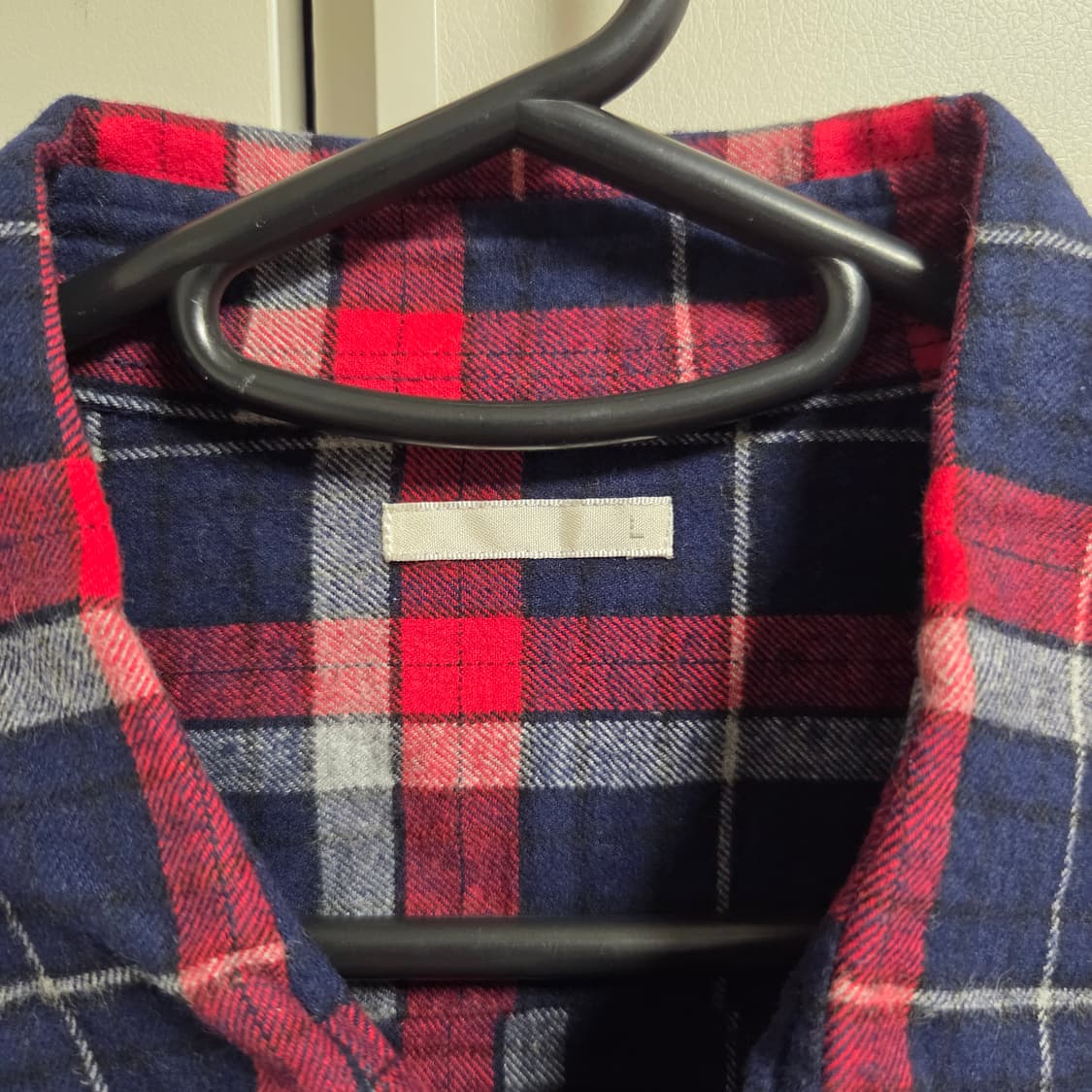 GU 재팬 플란넬 체크 셔츠 L(100) 상품이미지3