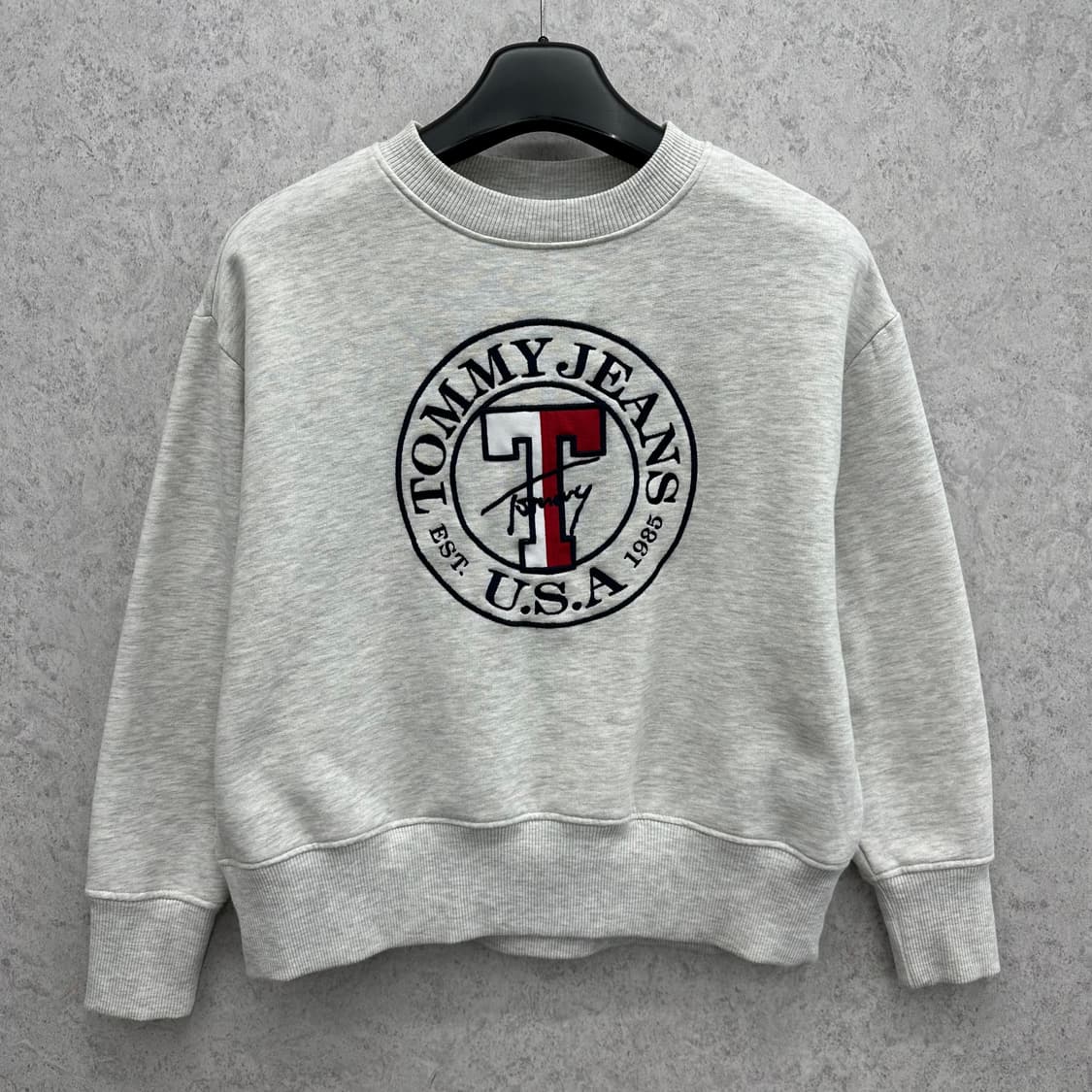 90 타미힐피거 USA 여자 루즈핏 숏 맨투맨 상품이미지2