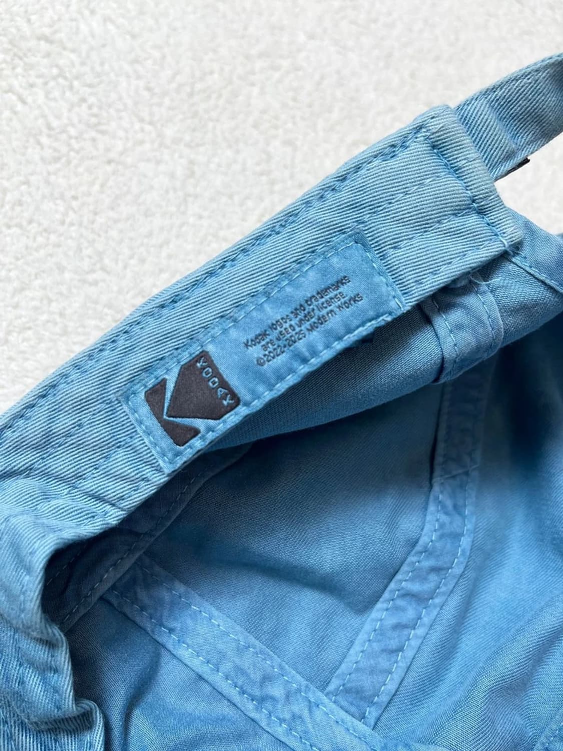 코닥 KODAK 23ss 가먼트다잉 캠프캡 Q1219 상품이미지7