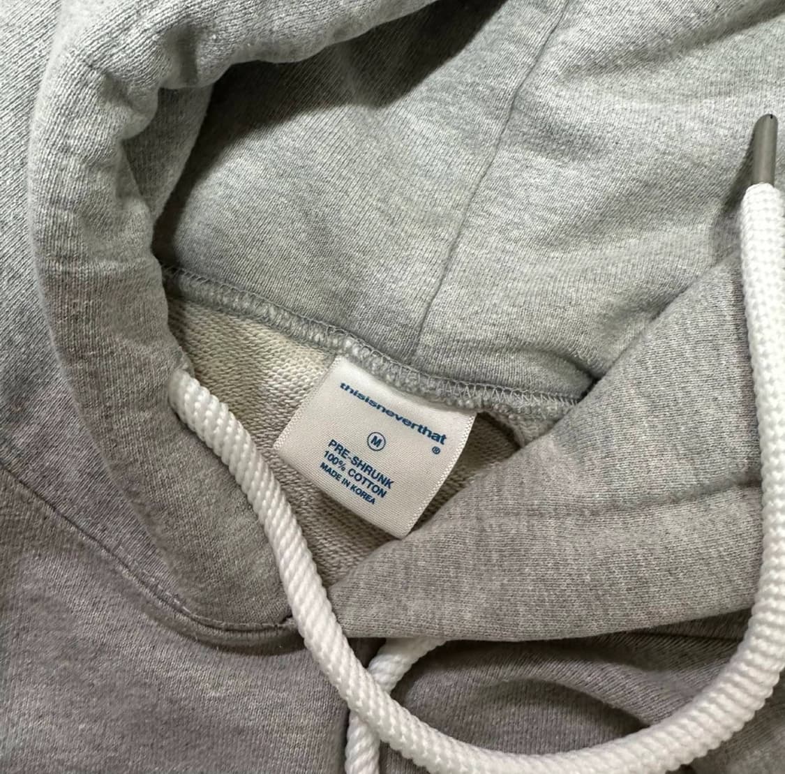 디스이즈네버댓 그레이 후드티 상품이미지2