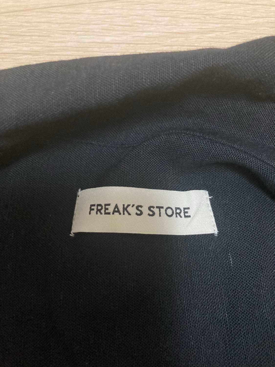 프릭스스토어 린넨 셔츠 S 블랙 상품이미지5