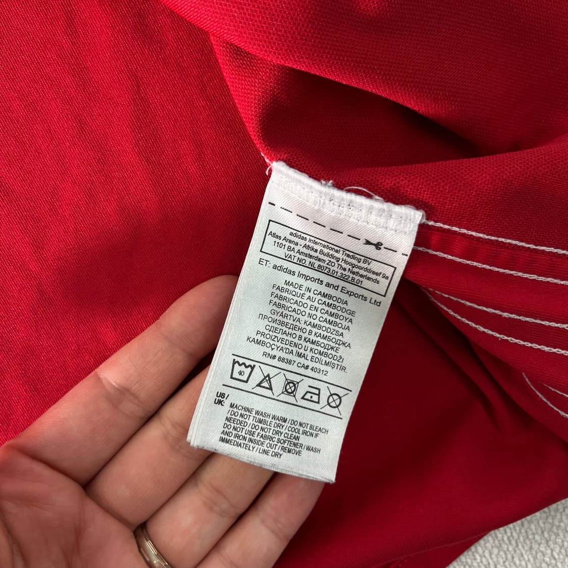 105 아디다스 16-17 맨유 반팔 유니폼 상품이미지8