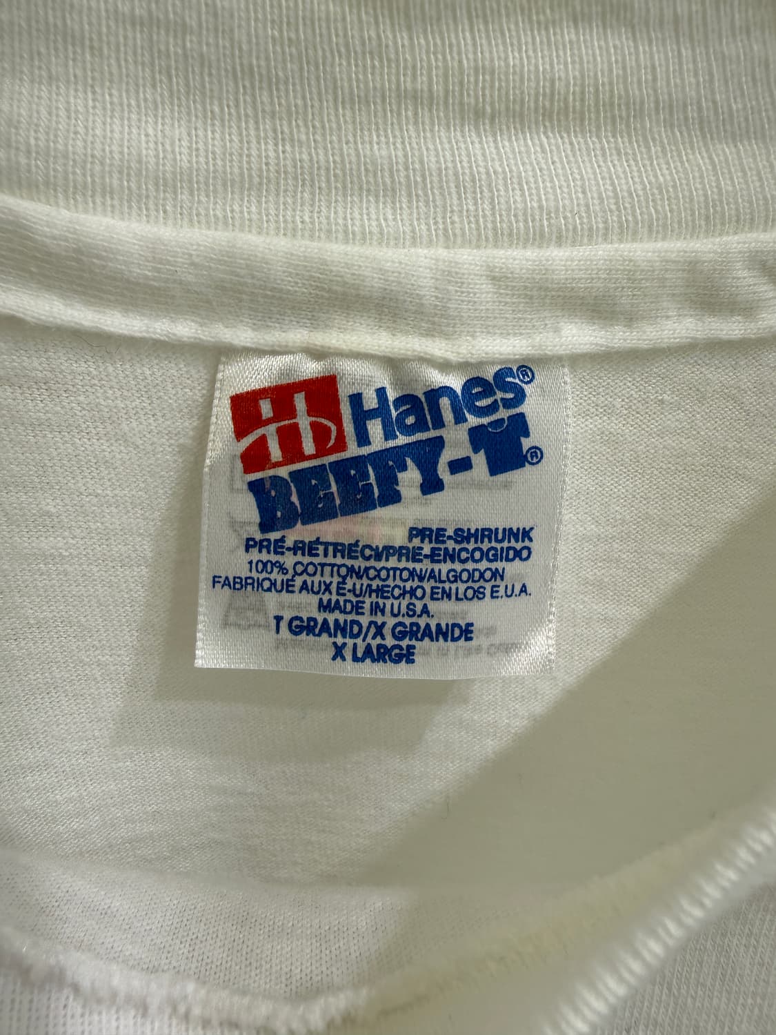 빈티지 HANES (Made in USA) 프린팅 티셔츠  상품이미지7