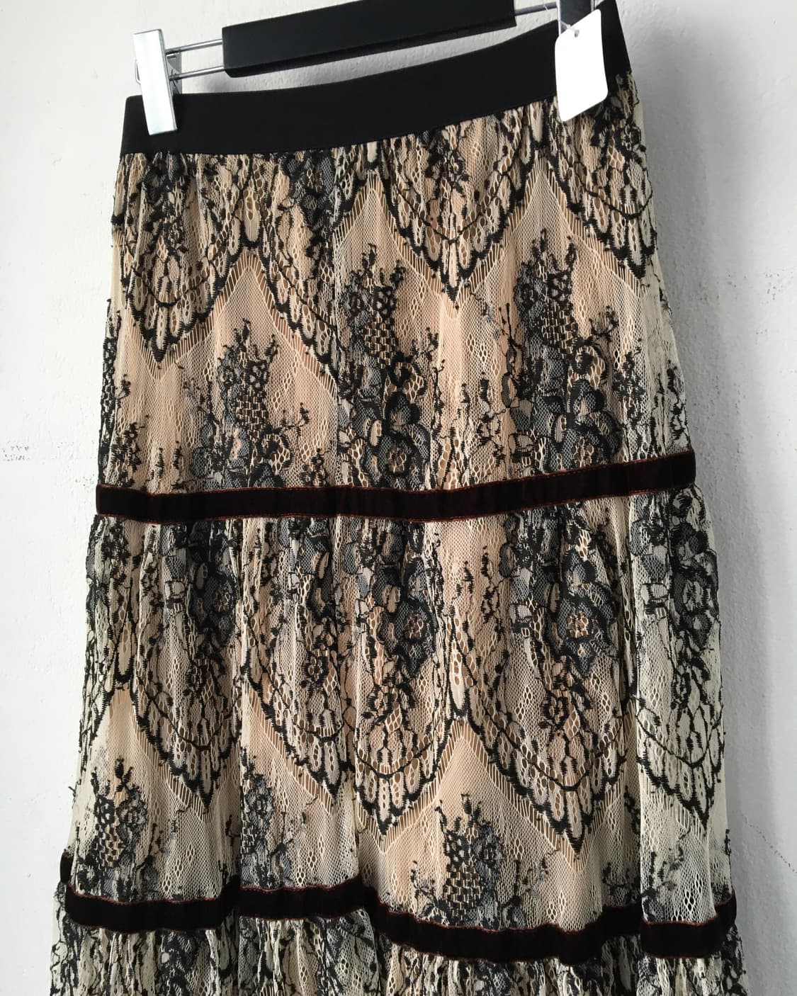 Ornament pattern lace skirt 상품이미지2