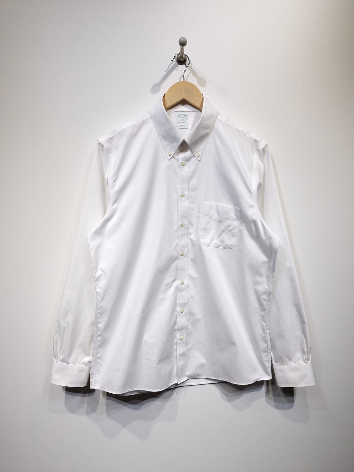 브룩스브라더스 밀라노핏 화이트 셔츠(16-4/5) 상품이미지1